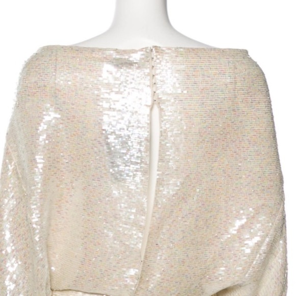 NWT KAUFMANFRANCO Opal Sequin Sheath Dress - Picture 4 of 8